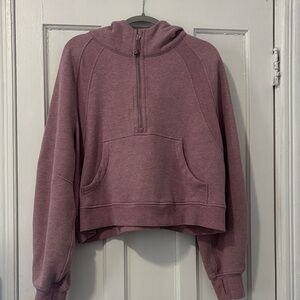 lululemon athletica Purple Half-Zip Hoodie